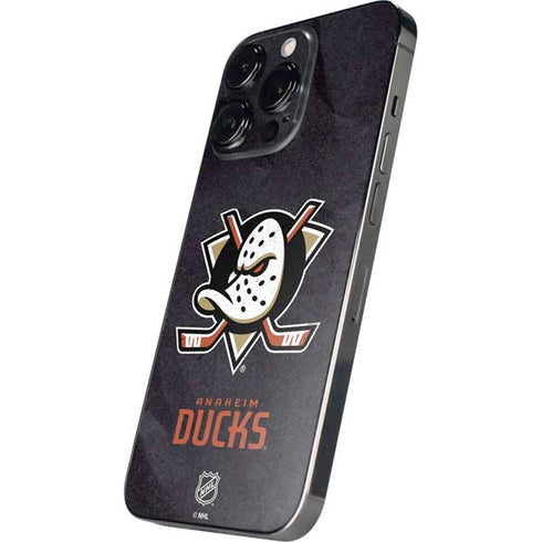 NHL Anaheim Ducks Distressed iPhone 16 Pro Skin